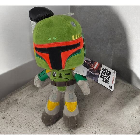Star Wars Other - Star Wars Boba Fett Plush Toy Character Collectible Stuffed Animal Green 9"